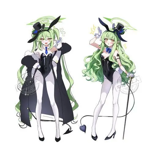 アニメのアクリルスタンド,青いアーカイブタチバナ,ヒカリ,コスプレテーブルの装飾,誕生日の装飾,ファン,新年の贈り物