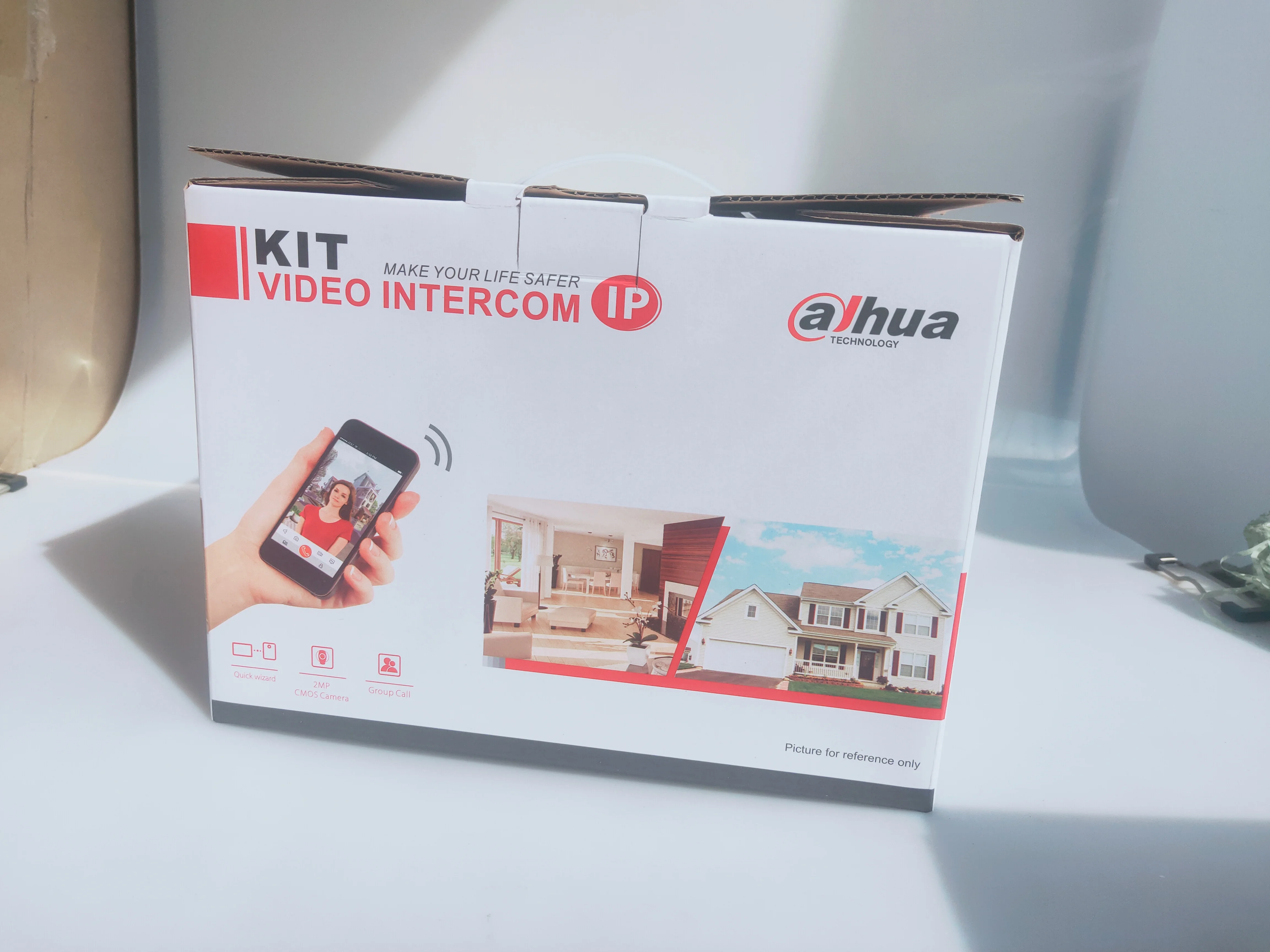 Dahua Intercom Kit KTW02 Wi-Fi дверная станция и IP внутренний монитор VTO2311R-WP и VTH2621G-WP