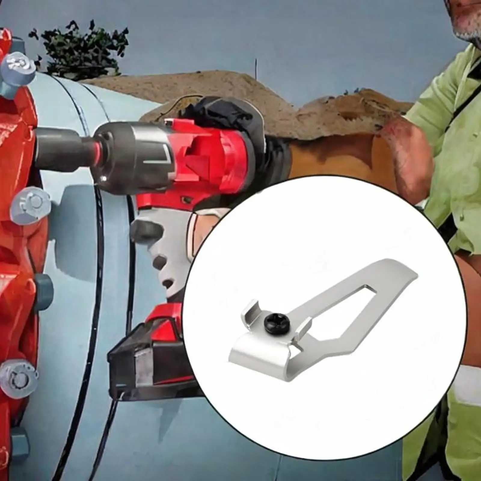 

Belt Hook Clip Electric Tool Belt Clip Easy Installation Professionals Practical
