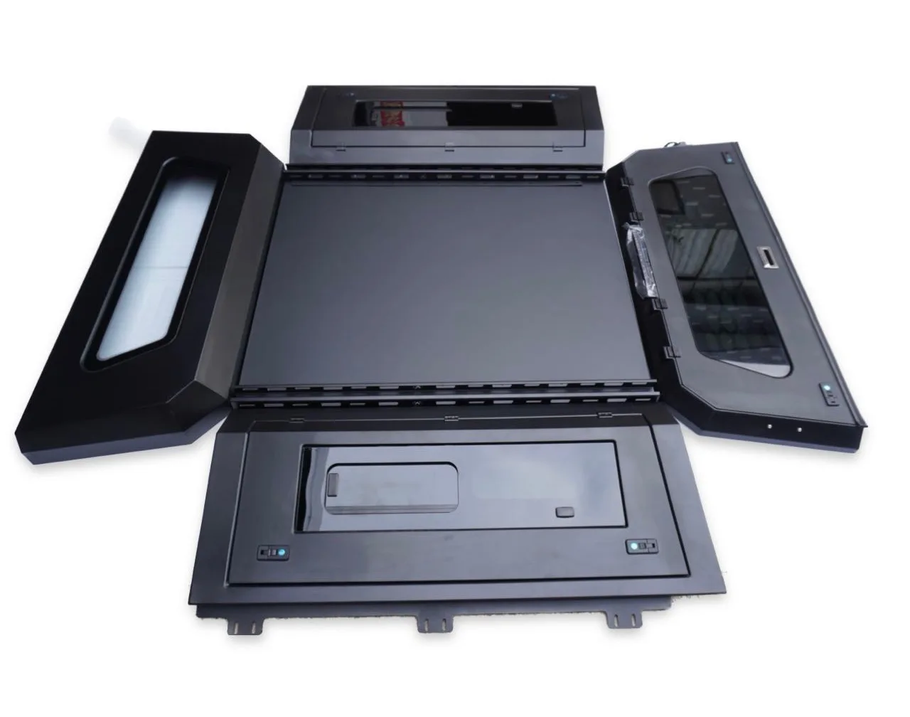 

Aluminum Hard Retractable Pickup Topper Truck Amarok Bed Cover Electric Tonneau Cover