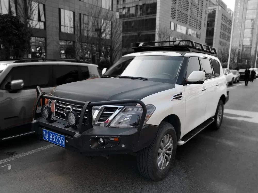 wyglądający dla hurtownika i dystrybutora 4x4 Producent Najwyższej jakości przedni zderzak OEM Bull Bar Dla Nissan Patrol Y62 2016-2019