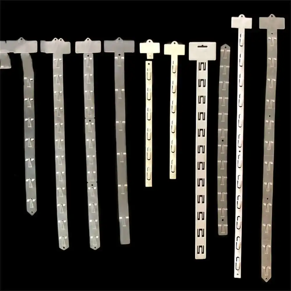 100pcs Supermarket Hanging Bar Market Snack Bag Hanging Strip Injection Thickened Food Packing Organizer Hanger