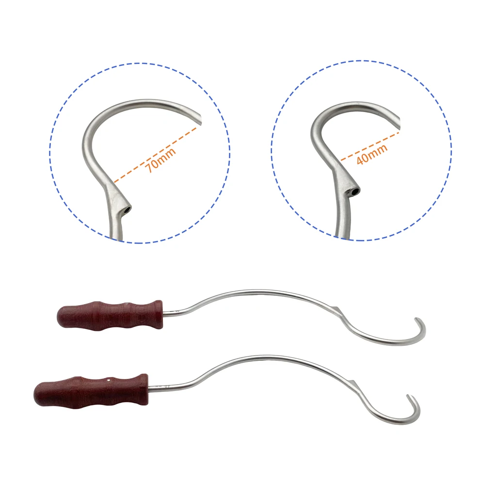 Orthopedic wire threading device S type Cable Guide Hook pet Orthopedic Surgical Instruments