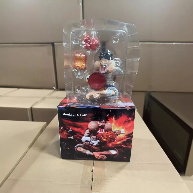 12 سنتيمتر قطعة واحدة القرد د. لوفي أنيمي الشكل يجلس نموذج سطح المكتب الديكور تمثال الأجهزة الطرفية الحلي هدايا عيد لعبة طفل #2