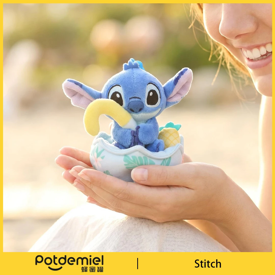 Potdemiel Disney Stitch Plush Keyring Stuffed Doll Toy Bag Pendant Backpack Ornament Keyring Purse Handbag Fans Gift Kids Adults - view 5