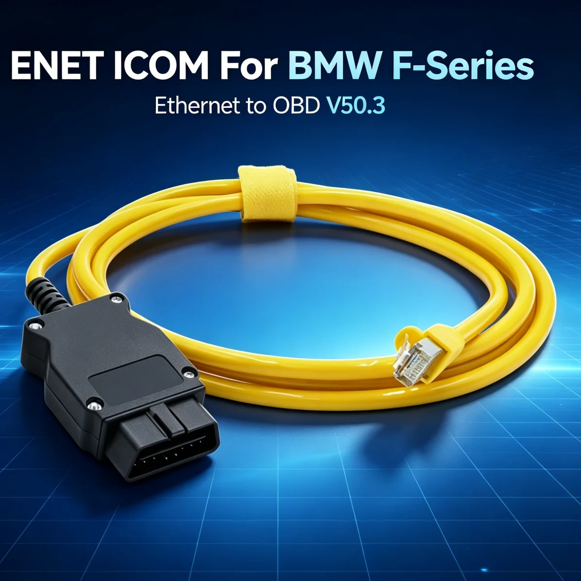 High quality ENET Date cable for BMW F-series ICOM Coding OBD2 Interface Cable For BMW OBDII Scanner Data diagnostic Tool