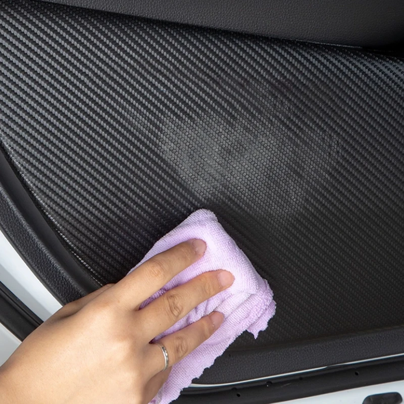 ل Changan Nevo Q05 2024-2025 باب السيارة مكافحة ركلة الوسادة الداخلية اكسسوارات الديكور لوحة الباب شريط واقي