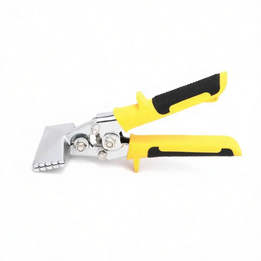 Metal Folding Hand Seamer Plier Straight Curved Jaw Plate Bender Manual Crimping Tool Chrome Vanadium Steel Industrial Grade