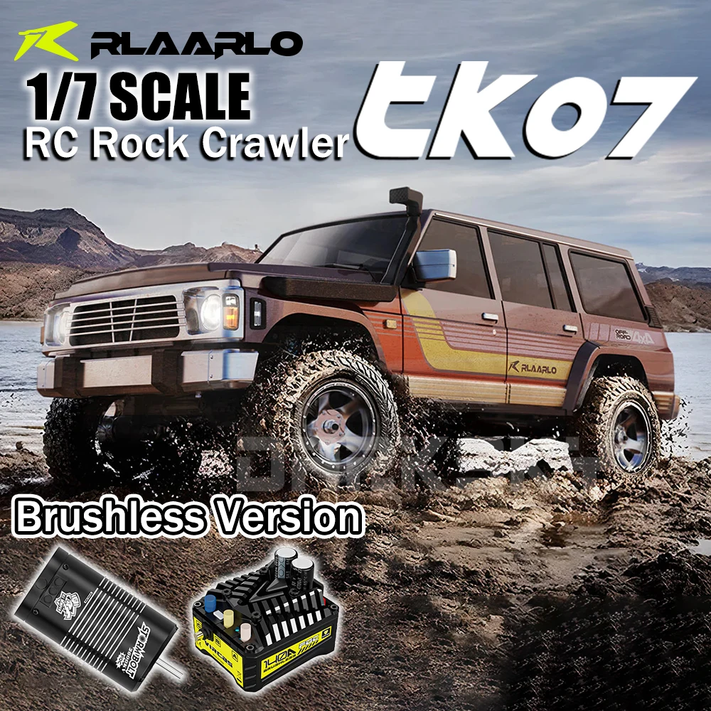 

RLAARLO TK07 Бесщеточный RTR масштаб 1/7 RC электрическая модель с дистанционным управлением автомобиля рок-гусеничный игрушки для взрослых и детей