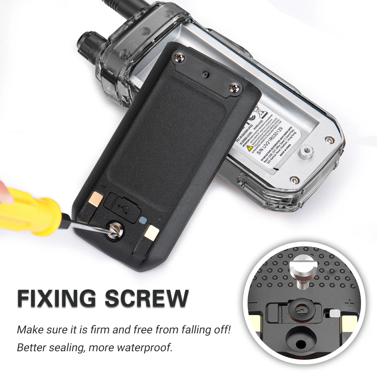 Baofeng UV-21 Pro Wireless Copy Frequency Walkie Talkie Long Range High Power Multi-Band Type-C Charger Ham Radio Upgrade V2