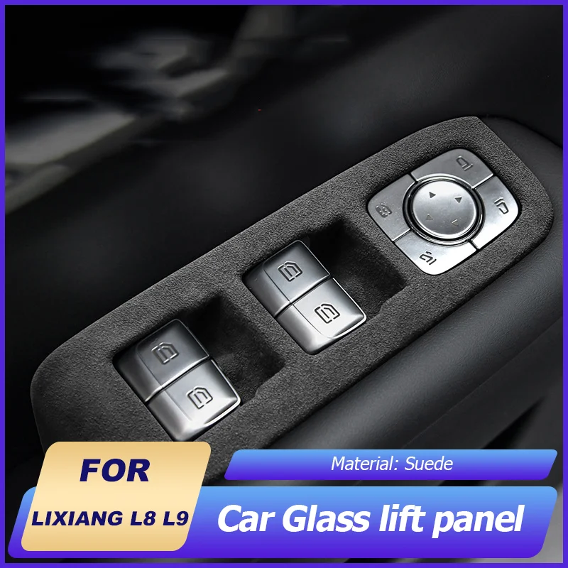 

Car Interior Accessories Car Window Glass Lift Switch Panel Armrest Decoration Trim for Leading Ideal LiXiang L8 L9 2023 2024