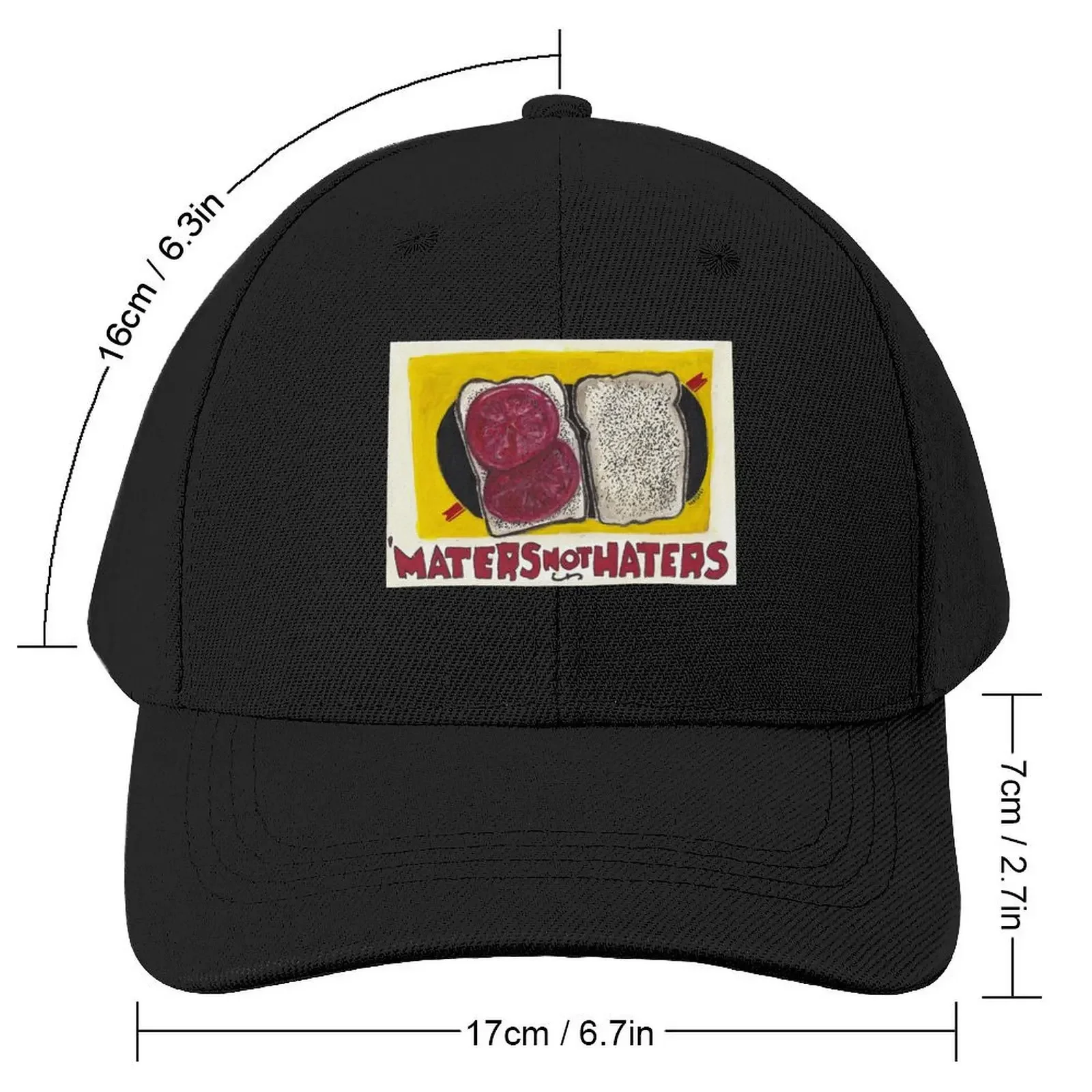 Maters Not Haters Baseball Cap |-F-| Hip Hop Dropshipping Caps Male Women's