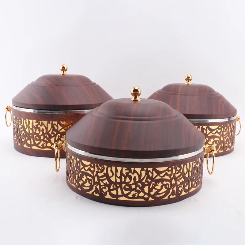 Luxury cookware set food warmer set insulated  commercial  hot food display warmer