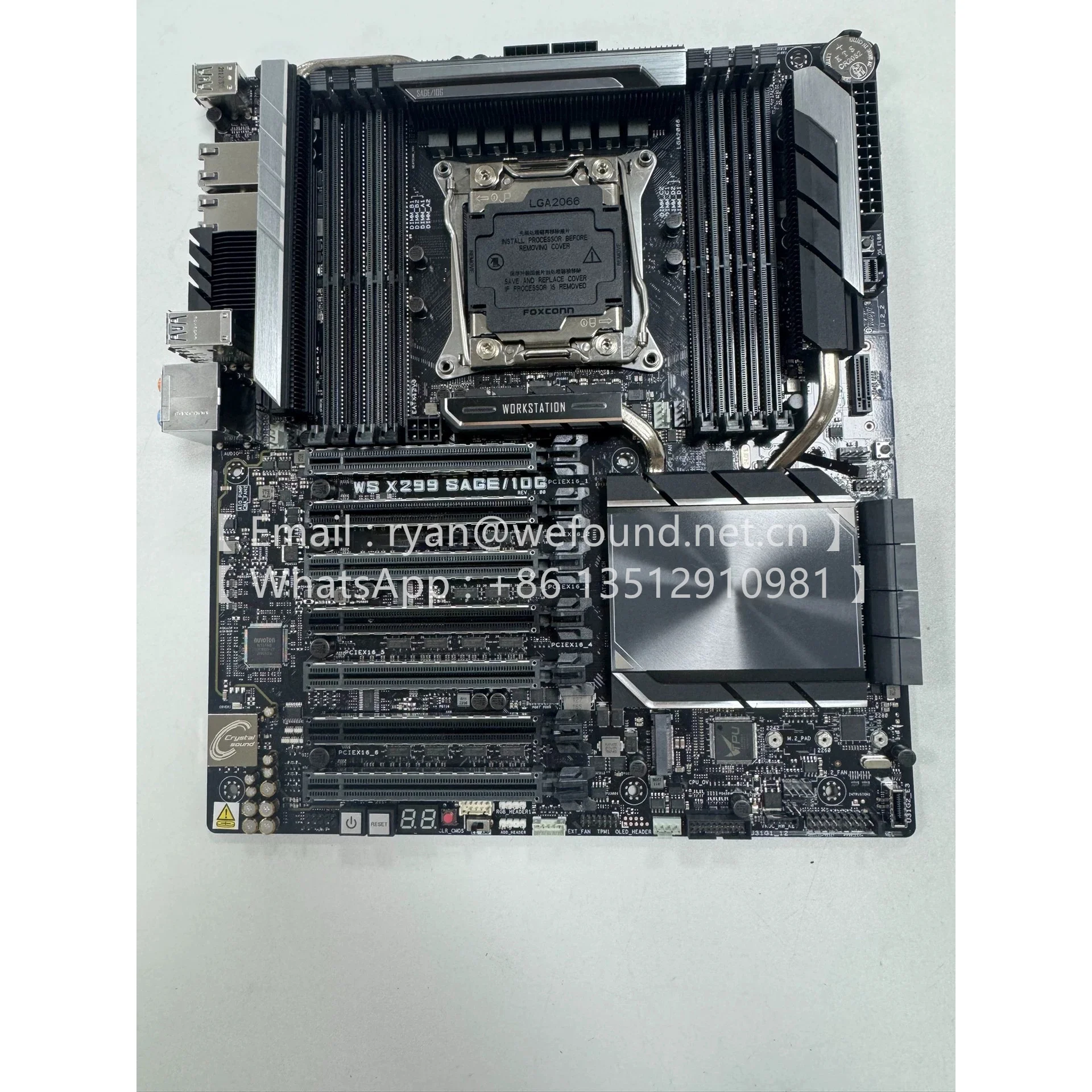 

WS X299 SAGE/10G X550-AT2 , 10 Gigabit LAN