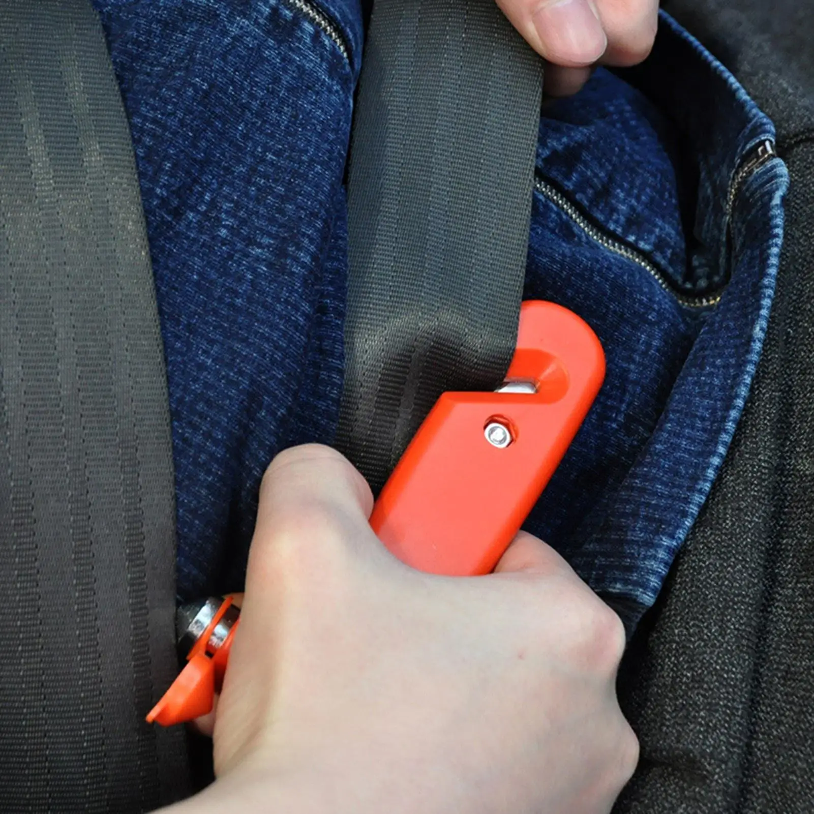 Car Window Breaker Tool Auto Safety Hammer Glass Breaker and Seatbelt Cutter for Automotive SUV RV Sedan Truck Minivan Van