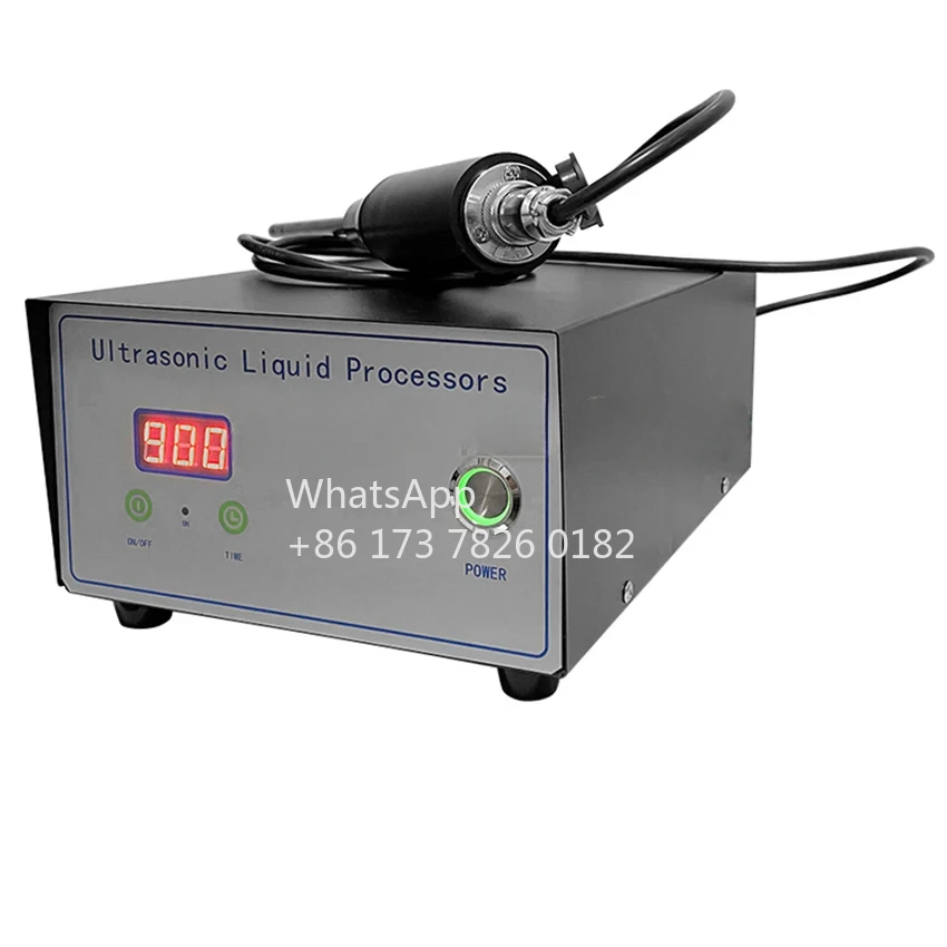 500W 28/35KHz Ultrasonic Processor Equipment Sonicator Probe Lab High Speed Sonic Homogenizer Mixer Liquid Cell Disruptor