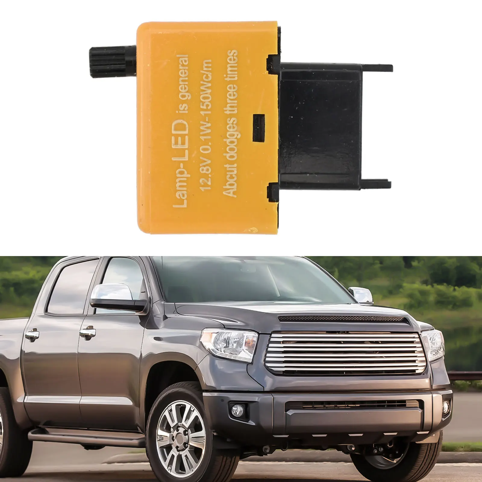 8-Pin Flasher LED Flasher Relay Orange Automotive Lighting Solutions Sensor Advanced LED Technology Easy Installation Design