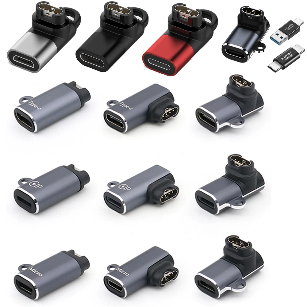 充電器ケーブルアダプタータイプc/micro usb/ios,Garmin Fenix 7/6/5 instinct 2s venu 2 plus,時計用