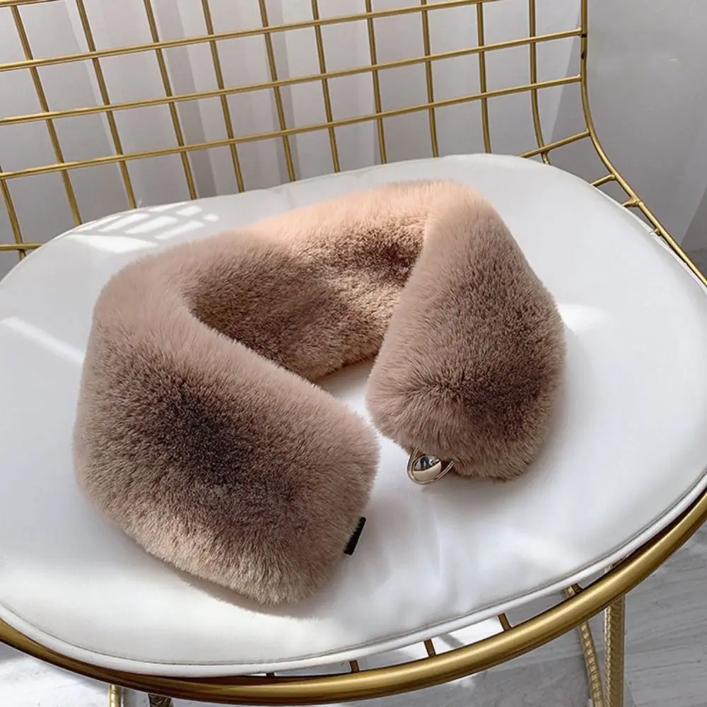 جديد إمرأة فو الثعلب الفراء طوق شال معطف هود فروي الفراء طوق سترات الشتاء وهمية الفراء وشاح #5