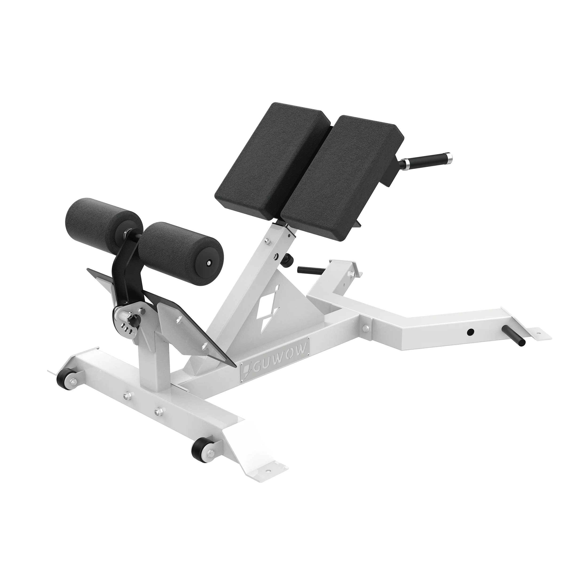 

Adjustable Roman Chair/Back Hyperextension Bench Steel and Metal Safety for Home Strength Training with Custom Logo
