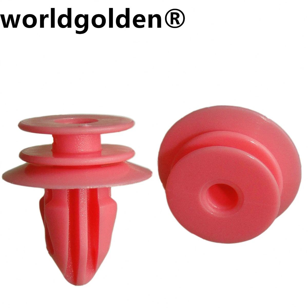 worldgolden 100 Stück Auto-Kunststoff-Clips und Befestigungselemente, linke und rechte