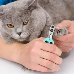 Cat Nail Clippers Metal Kitten Nail Trimmer Dog Double Round Hole Anti-Bleeding Safety Clipper Small Pet Nail Cutter