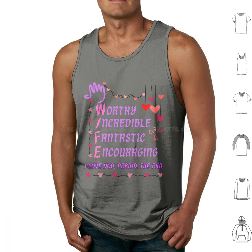 My Wife I Love You , Period. The End. Tank Tops Print Cotton Wife Ideas Anniversary Cute Inspiring Motivational Love Fun