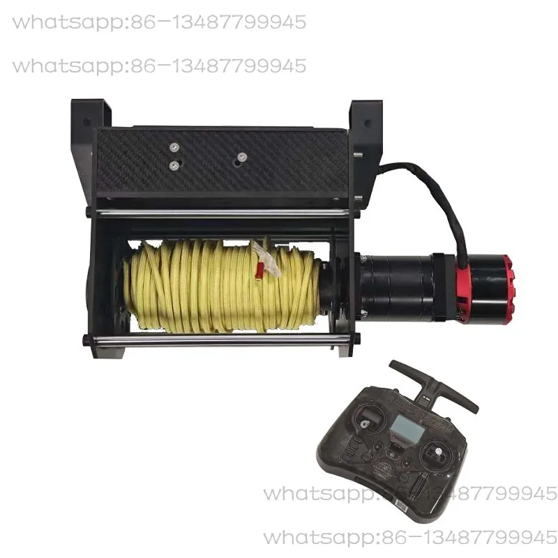 

Large-load air drop wire payer Air-hoisting winch Cable drop crane Lifting and operation