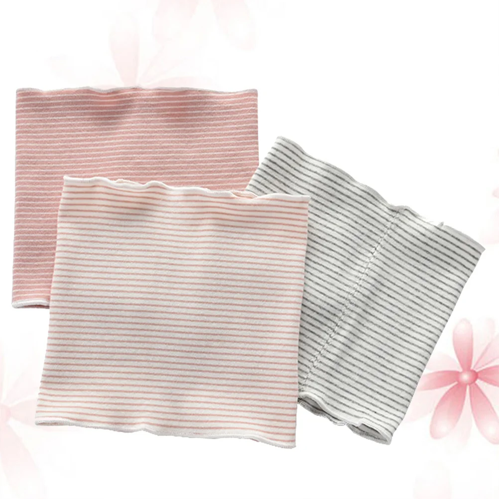 

3Pcs Navel Belt for Baby Elastic Umbilical Protector 0-6 Months Keep Warm Prevent Exposure during Diaper Change Random Color