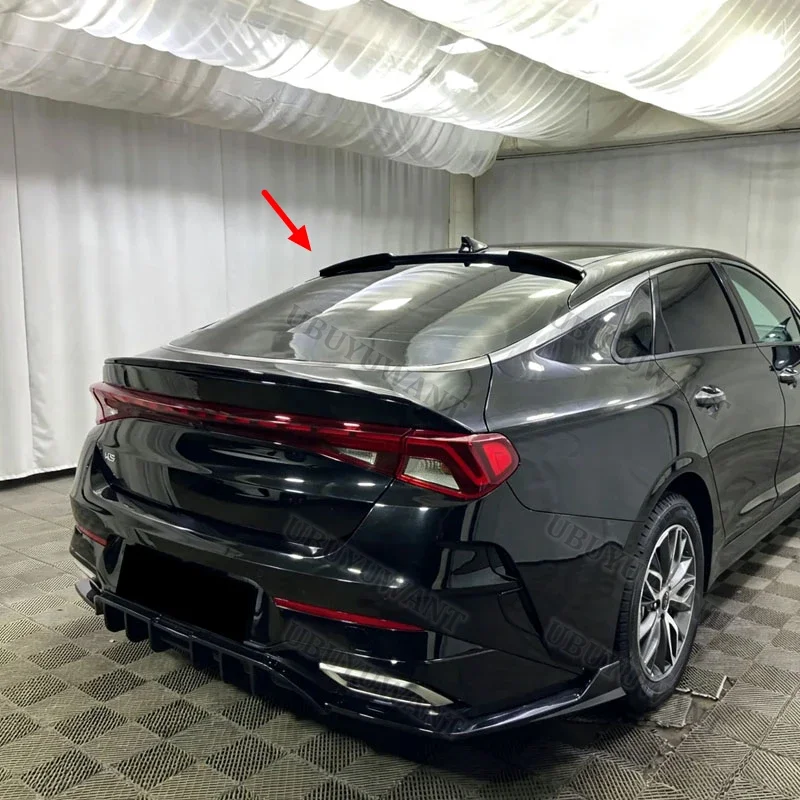For KIA K5 LX LXS EX GT High Quality ABS Plastic Rear Wing Roof Rear Box Decorated Spoiler 2021-2025
