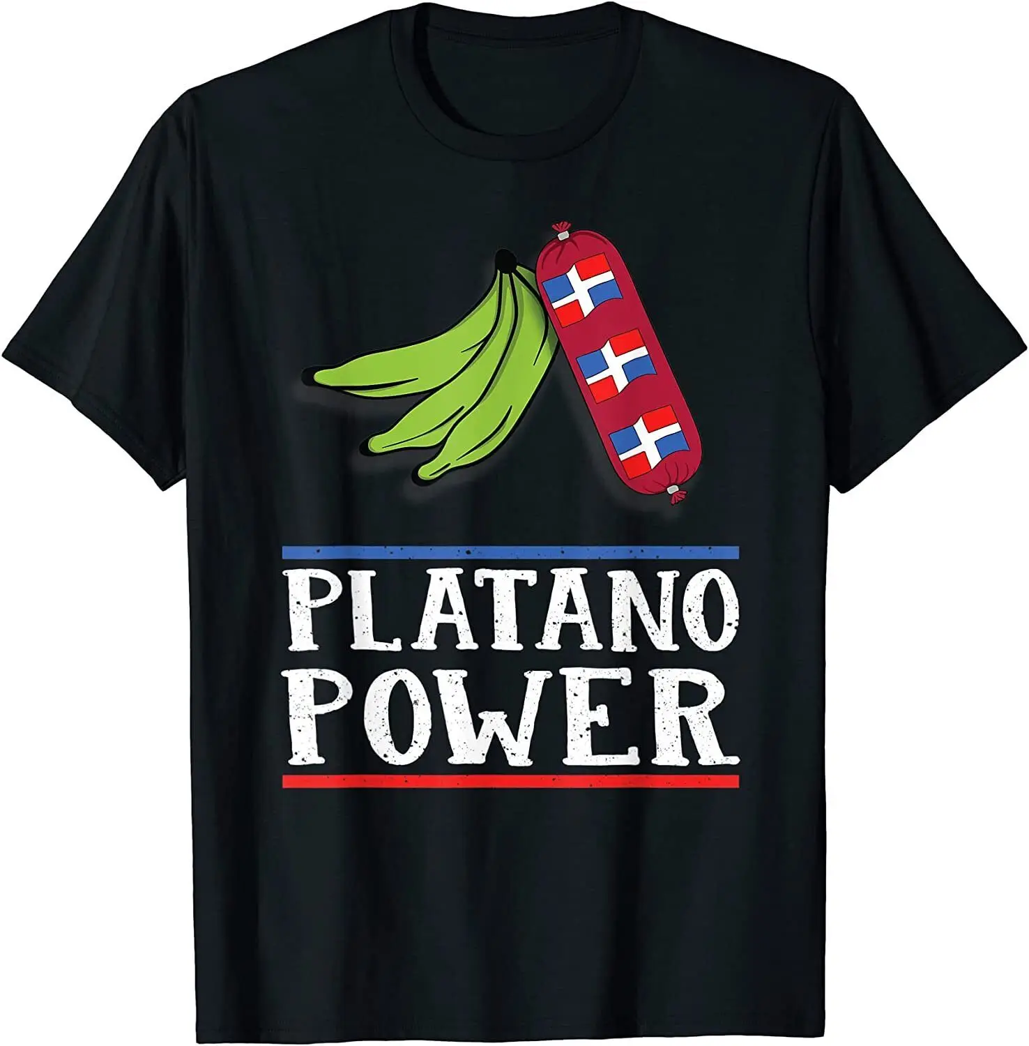 NEW! Dominican Republic Shirt Dominican Platano Power Gift T-Shirt - MADE IN USA