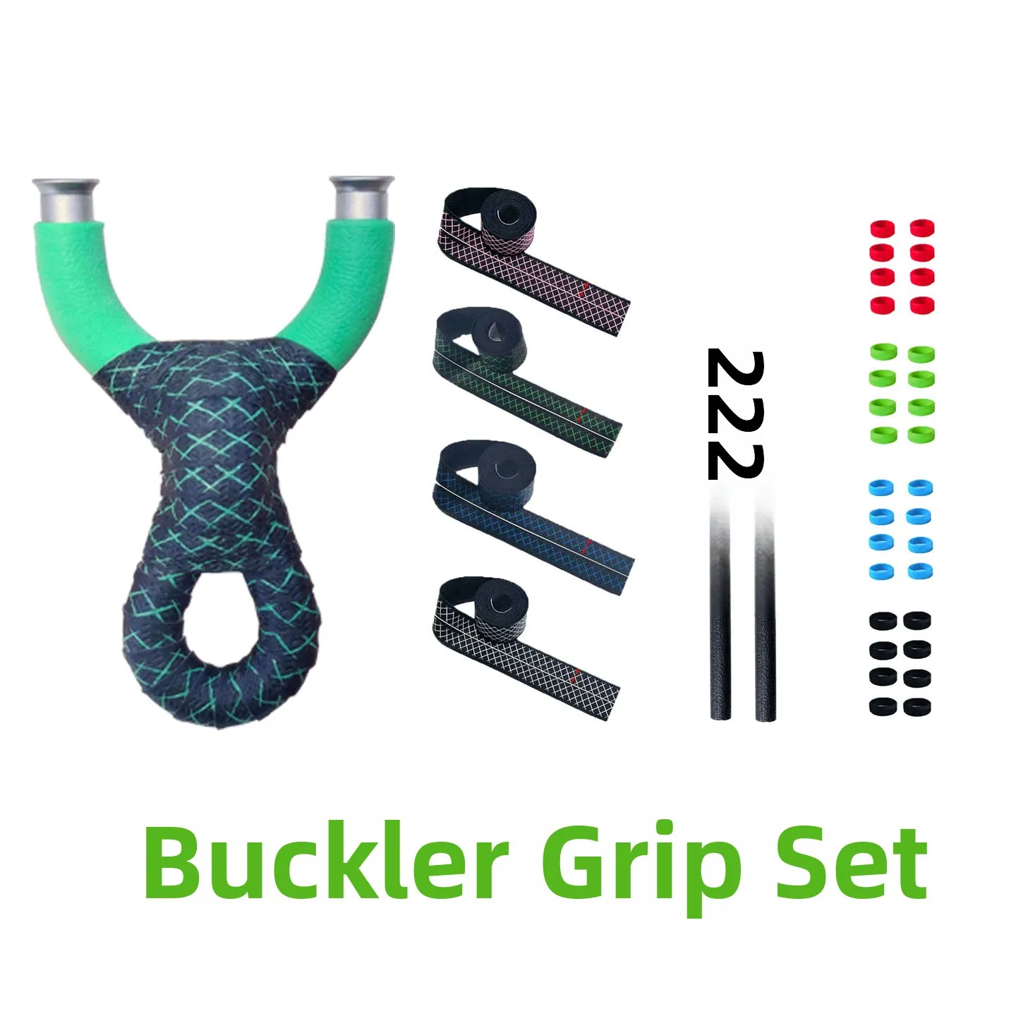 Enhanced Grip Slingshot Handle Wrap with Anti-Slip Circle Maze Design Multi-Color Options Available for Improved Grip
