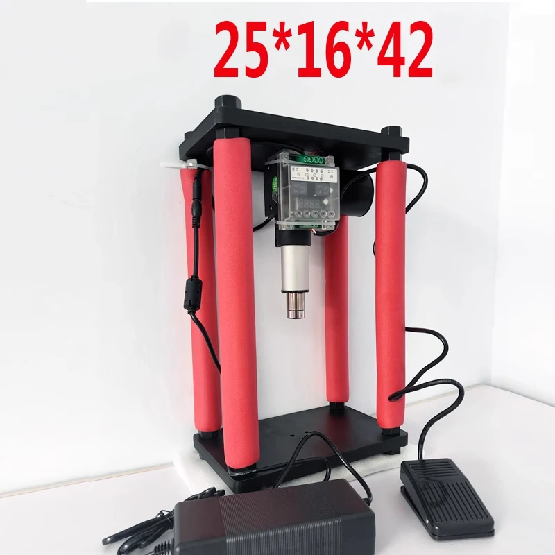 Four-column electric silent press 220V desktop hydraulic press can press lead bearing small hardware universal automatic