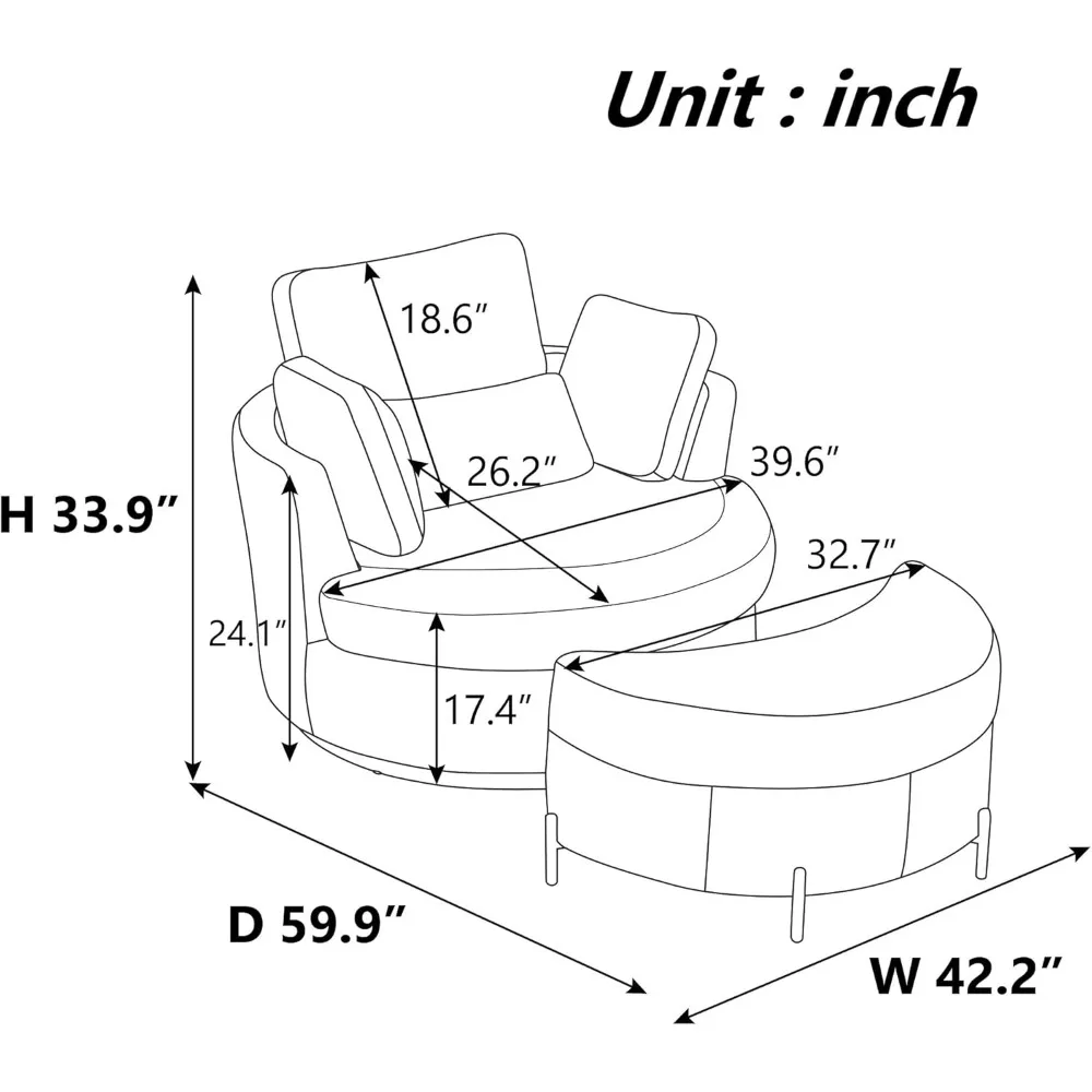 Thumbnail 2 - #2 Latest Swivel Lounge Chairs Offers
