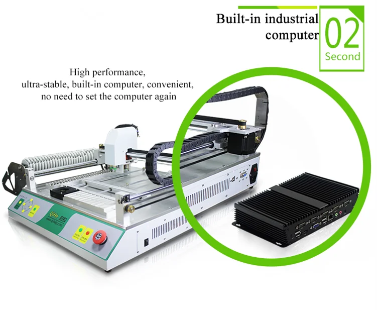 Mini Electric Pick Smd Components Mounting MachineTVM802A-X SMT Placement Equipment Pick And Place Machine