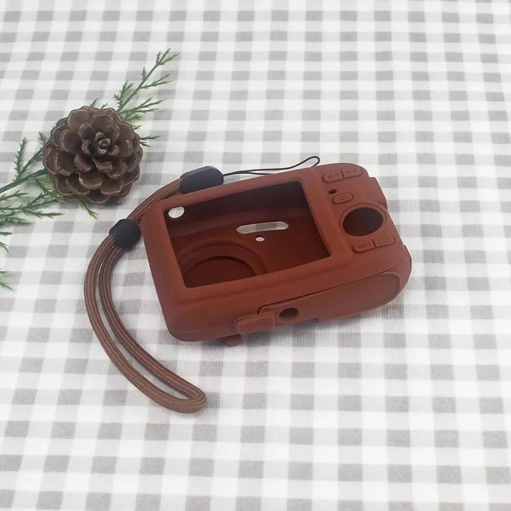 Silicone Camera Protective Case Anti-Scratch Shockproof Body Cover with Lanyard Skin Shell for KODAK PIXPRO FZ45