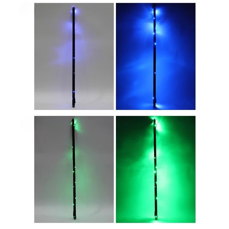 Maßgeschneiderte Bauchtanz Vine Stick Straight Jazz Dance LED Erwachsene Whistle Stick Shadow Dancer Zubehör
