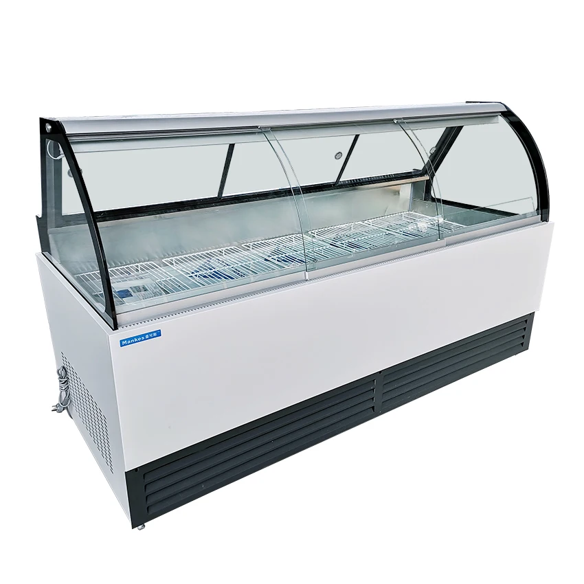 Meat Deli Showcase Cooler Prepared Food Refrigerator Counter Cooler Meat Display Refrigerator Refrigeration Equipment