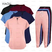 Uniformes quirúrgicos clínicos de moda, conjuntos de uniformes médicos, ropa de trabajo de Hospital para mujeres, accesorios para enfermeras, ropa de trabajo Dental