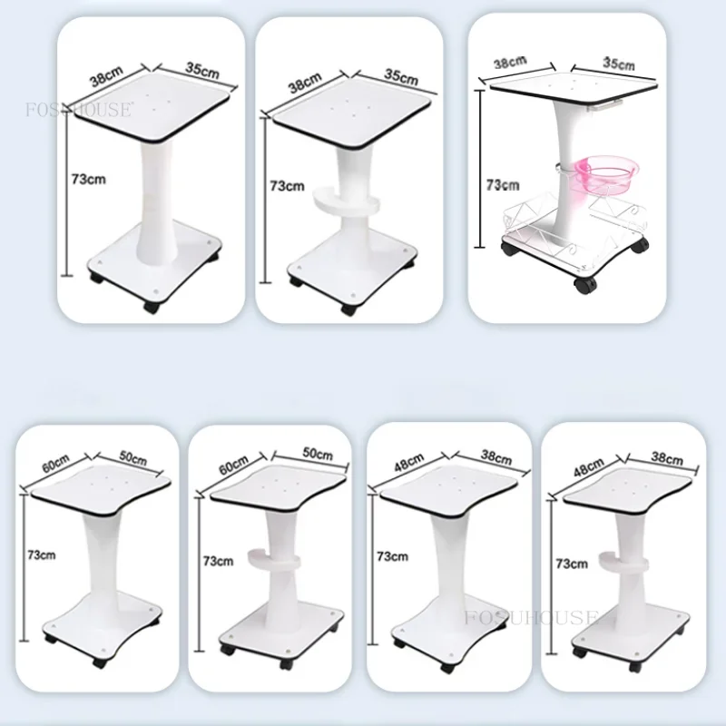 Wooden Trolley Special Clearance Multifunction Tool Trolleys Beauty Salon Instrument Base Storage Bracket Beauty Salon Cart