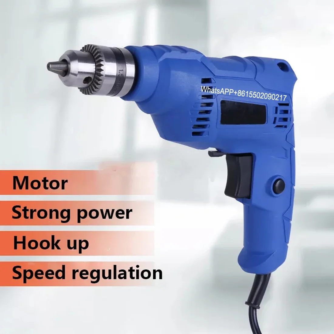 Electric Drill Hammer Impact Drill Multi-function Adjustable Speed Woodworking Power Tool Cordless Drill Electric Screwdriver