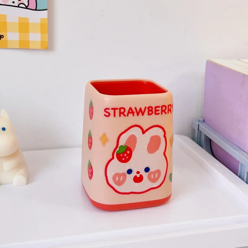 Imagem -05 - Criativo Kawaii Frigorífico Pen Holder Multi Funcional Grande Capacidade Desktop Organizer Faça Você Mesmo Papelaria Storage Pencil Case Novo