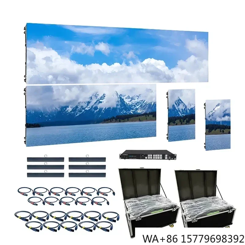 Indoor P2.5 4K LED Display Stage Background & Advertising Wall for Conferences & Churches