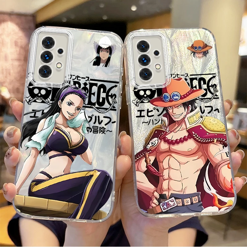 New O-One Pieces Robin Phone Case For Samsung Galaxy S25 S24 S23 S22 S21 Plus Ultra A73 A72 A71 A55 A54 A53 Matte Non-Slip Cover