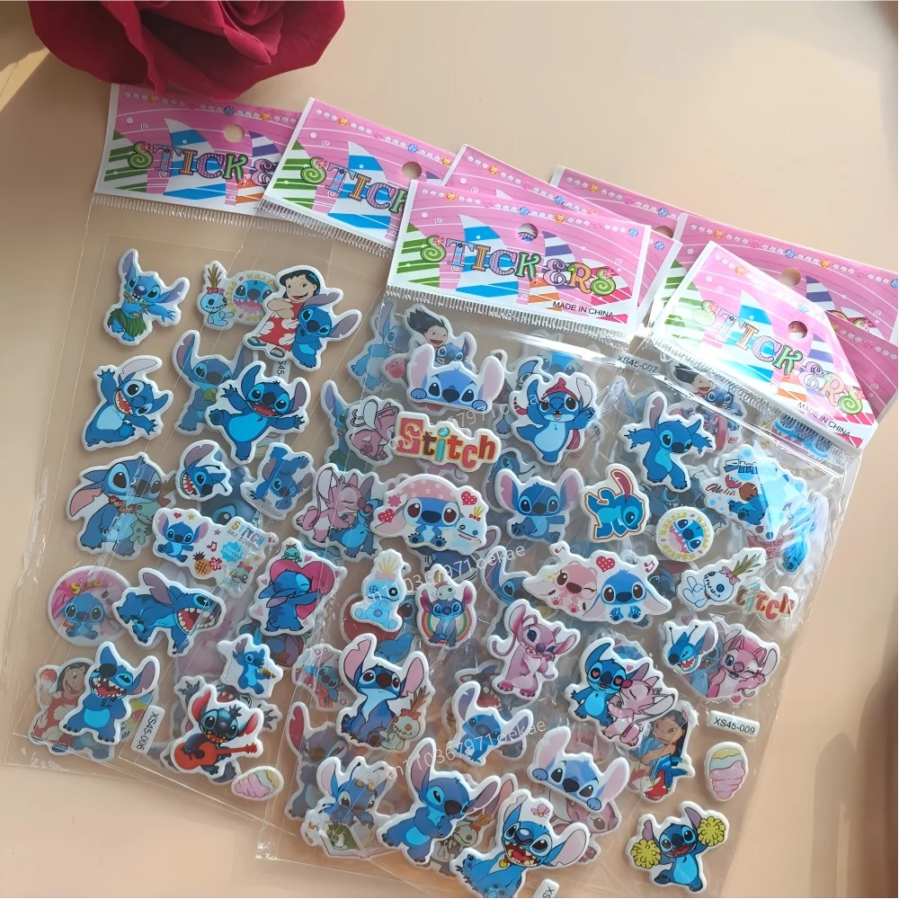 24 ชิ้นดิสนีย์ซีรีส์สติ๊กเกอร์สติทช์แล็ปท็อปโทรศัพท์ที่สมบูรณ์แบบขวดน้ำไดอารี่สเก็ตบอร์ดของขวัญวันหยุดสติ๊กเกอร์สนุก