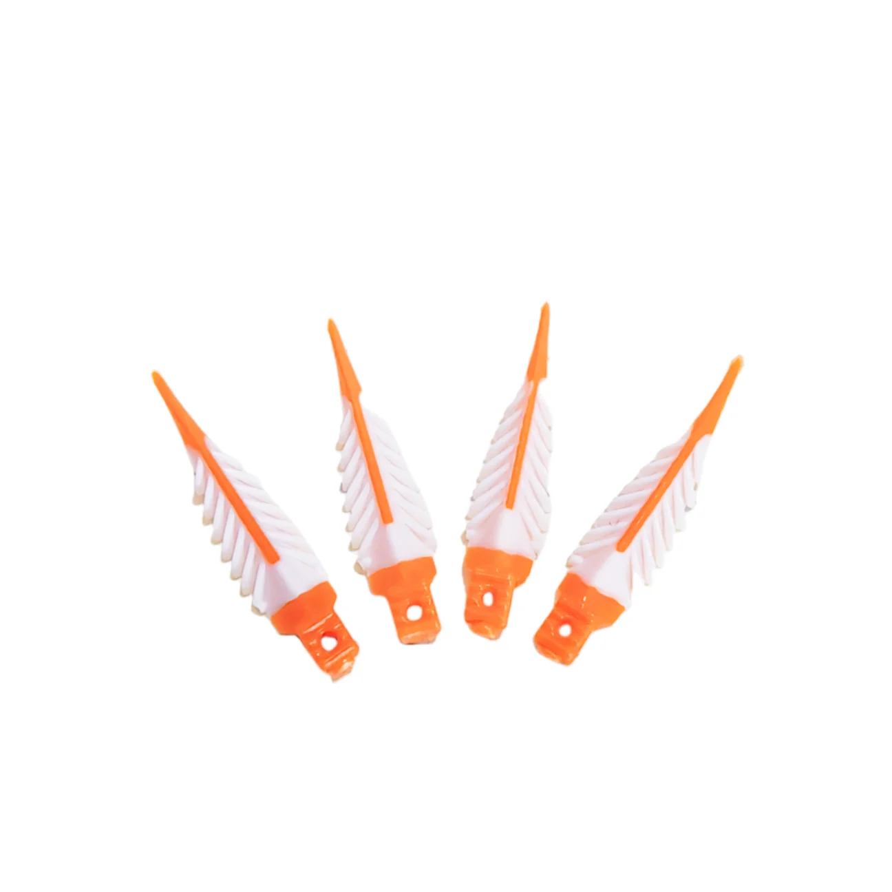 40Pcs Dental Strata Wedges Soft Face Cervical Seal Diastema Wedge Sectional Matrix System Orange Medium Size