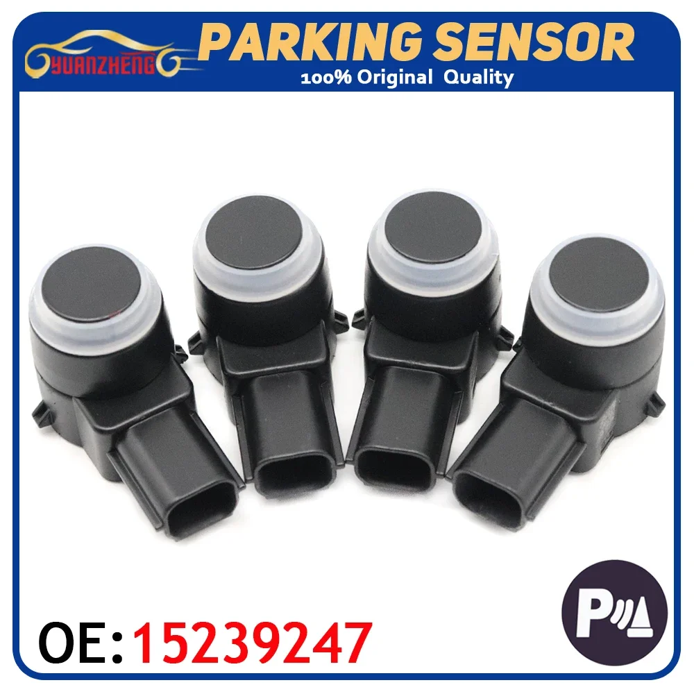 4PCS Car Assist PDC Parking Sensor 15239247 For Buick Lucerne Enclave Cadillac Escalade DTS Chevy Avalanche GMC Acadia Yukon