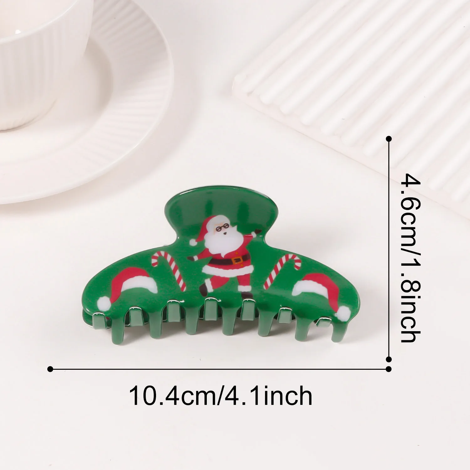 2025 nova série de natal garra de cabelo acrílico bonito gatinho floco de neve grampos de cabelo de inverno acessórios de cabelo para mulheres meninas