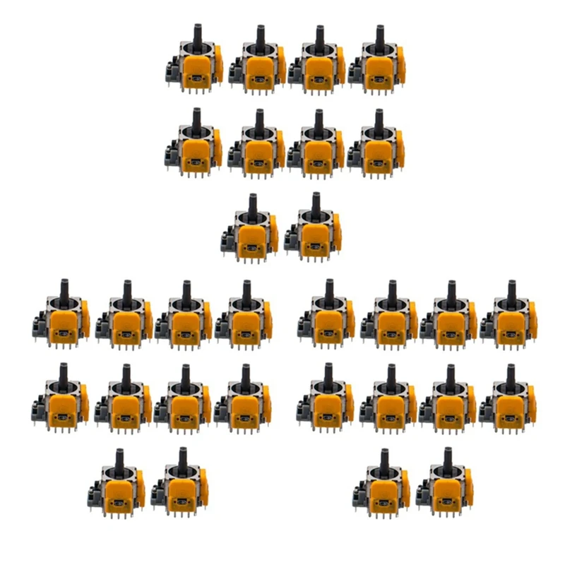 

30 PCS Hall Joysticks Hall Electromagnetic Joysticks For PS5 Joysticks Hall High Precision Adjustable Joysticks