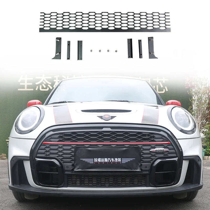 

Для нового MINI JCW Нижняя решетка F56 F57 COOPER S бампер для гоночного автомобиля сотовая защитная сетка 2022-2024 автомобильные внешние аксессуары